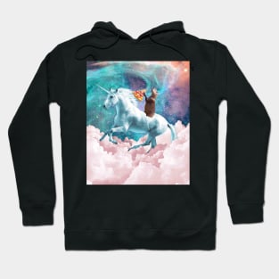 Capybara Riding Unicorn Hoodie